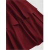 image:imageFloerns Womens Off The Shoulder Metal Floral Layered Hem Mini DressesBurgundy