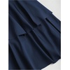 image:imageFloerns Womens Off The Shoulder Metal Floral Layered Hem Mini DressesDark Blue
