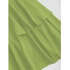 image:imageFloerns Womens Off The Shoulder Metal Floral Layered Hem Mini DressesLime Green