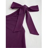 image:imageFloerns Womens Off The Shoulder Metal Floral Layered Hem Mini DressesPurple