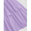 image:imageFloerns Womens Off The Shoulder Metal Floral Layered Hem Mini DressesPurple Taro