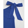 image:imageFloerns Womens Off The Shoulder Metal Floral Layered Hem Mini DressesRoyal Blue
