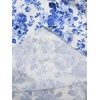 image:imageFloerns Womens Plus Size Floral Square Neck Short Sleeve Maxi DressBlue and White