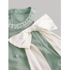 image:imageFloerns Womens Bowknot Halter Dress Pearl Ruffle Hem Party Mini DressesMint Green