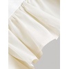 image:imageFloerns Womens Bowknot Halter Dress Pearl Ruffle Hem Party Mini DressesWhite