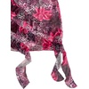 image:imageFloerns Womens Cheetah Draped Halter Mini Dress Tiered Ruffle Club OutfitsFloral Pink