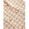 image:imageFloerns Womens Plaid Tweed Sleeveless Square Neck Elegant Work Mini DressGinger