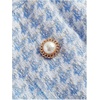 image:imageFloerns Womens Plaid Tweed Sleeveless Square Neck Elegant Work Mini DressLight Blue