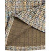 image:imageFloerns Womens Plaid Tweed Sleeveless Square Neck Elegant Work Mini DressOrange Multi