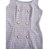 image:imageFloerns Womens Plaid Tweed Sleeveless Square Neck Elegant Work Mini DressPale Purple