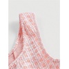 image:imageFloerns Womens Plaid Tweed Sleeveless Square Neck Elegant Work Mini DressPink