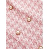 image:imageFloerns Womens Plaid Tweed Sleeveless Square Neck Elegant Work Mini DressSoft Pink