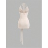 image:imageFloerns Womens Sexy Halter Draped Neck Ruched Tie Front Mini DressesApricot