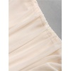 image:imageFloerns Womens Sexy Halter Draped Neck Ruched Tie Front Mini DressesApricot