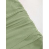 image:imageFloerns Womens Sexy Halter Draped Neck Ruched Tie Front Mini DressesAqua Green