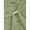 image:imageFloerns Womens Sexy Halter Draped Neck Ruched Tie Front Mini DressesAqua Green