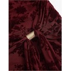 image:imageFloerns Womens Sexy Halter Draped Neck Ruched Tie Front Mini DressesBurgundy Floral Lace