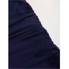 image:imageFloerns Womens Sexy Halter Draped Neck Ruched Tie Front Mini DressesDark Blue