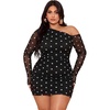 Black Polka Dots