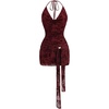 Burgundy Floral Lace