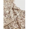 image:imageFloerns Womens Floral Halter Ruffle Tiered Cute Summer Mini DressApricot