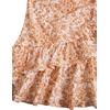 image:imageFloerns Womens Floral Halter Ruffle Tiered Cute Summer Mini DressOrange