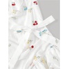 image:imageFloerns Womens Floral Halter Ruffle Tiered Cute Summer Mini DressWhite Floral