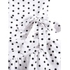 image:imageFloerns Womens Floral Halter Ruffle Tiered Cute Summer Mini DressWhite Polka Dots