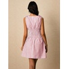 image:imageFloerns Womens Gingham A Line Dress Mini Checkered Elegant DressesRed Stripe