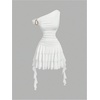 image:imageFloerns Womens Off The Shoulder Mini Dress Sleeveless Layered Ruffle Y2k Going Out DressesWhite