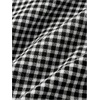 image:imageFloerns Womens Plaid Bow Tie Tweed Sleeveless Ruffle Elegant Mini DressBlack Plaid