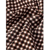 image:imageFloerns Womens Plaid Bow Tie Tweed Sleeveless Ruffle Elegant Mini DressBrown