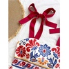 image:imageFloerns Womens Summer Floral Tie Shoulder Flare Hem Boho Mini DressBlue and Red