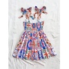 image:imageFloerns Womens Summer Floral Tie Shoulder Flare Hem Boho Mini DressPink Multi
