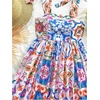 image:imageFloerns Womens Summer Floral Tie Shoulder Flare Hem Boho Mini DressPink Multi