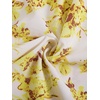 image:imageFloerns Womens Floral Dress Puff Sleeve Square Neck Mini DressesYellow