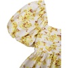 image:imageFloerns Womens Floral Dress Puff Sleeve Square Neck Mini DressesYellow