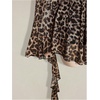 image:imageFloerns Womens Plus Size Leopard Ruffle Mini Dress Y2K Going Out DressesBrown