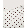 image:imageFloerns Womens Cut Out Backless Dress Polka Dots Sleeveless Layered Ruffle Going Out Mini DressesWhite