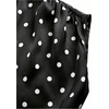 image:imageFloerns Womens Elegant Business Office Lace Polka Dots Satin Blouses TopsBlack Polka Dots