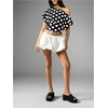 image:imageFloerns Womens Polka Dots Off Shoulder Crop Top Elegant BlouseBlack
