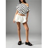 image:imageFloerns Womens Polka Dots Off Shoulder Crop Top Elegant BlouseBlack and White