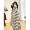 image:imageFloerns Womens Striped Collar Sailor Sweatshirt Cute Preppy Casual ClothesBlack and White