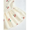 image:imageFloerns Girls 2 Piece Outfit Cherry Bow Tank Peplum Tops and Striped Pants Clothing SetApricot