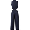 image:imageFloerns Girls 2 Piece Outfits Elegant Striped Sleeveless Suit Vest amp Long Elastic Casual Pants SetBlue