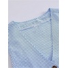 image:imageFloerns Girls 2 Piece Outfits Elegant Striped Sleeveless Suit Vest amp Long Elastic Casual Pants SetLight Blue