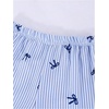 image:imageFloerns Girls 2 Piece Vacation Outfits Bow Striped Camisole Tops and Straight Leg Pants SetsBlue