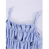 image:imageFloerns Girls 2 Piece Vacation Outfits Bow Striped Camisole Tops and Straight Leg Pants SetsBlue