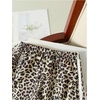 image:imageFloerns Girls Y2k Cheetah Wide Leg Pants Bow Striped Baggy TrousersBeige Multi