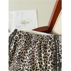 image:imageFloerns Girls Y2k Cheetah Wide Leg Pants Bow Striped Baggy TrousersBlack